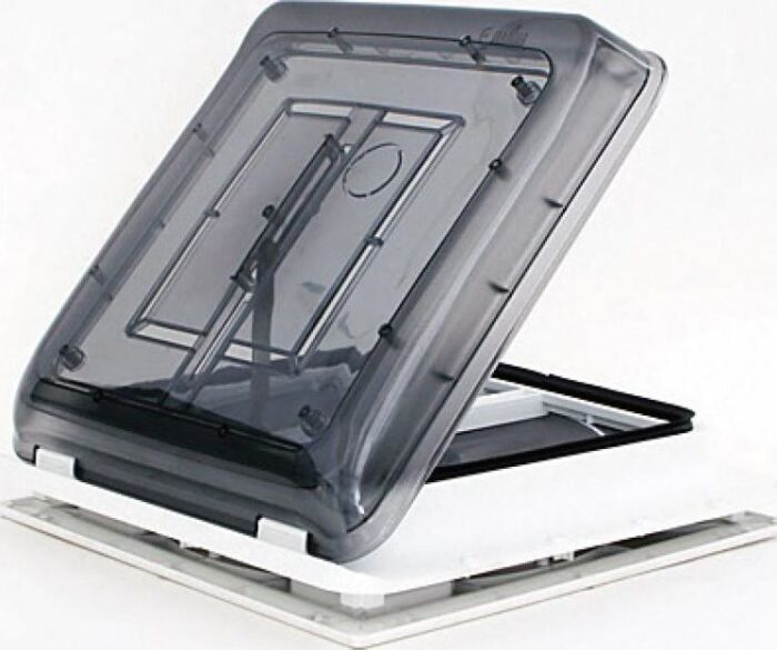 Fiamma Turbo – Vent Premium Crystal takluke m/ 12V vifte
